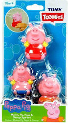 Tomy Toomies Peppa Pig Squirters Water Faces for 18++ Months (Various Designs/Assortment of Designs) 3pcs