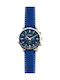 Arabians Men's Watch 43mm Battery with Blue Leather Strap