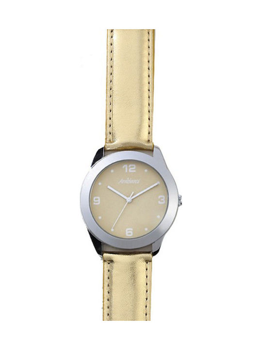 Arabians Men's Watch 40mm Battery with Beige Le...