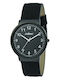 Arabians Men's Watch 38mm Battery with Black Leather Strap