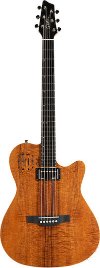 Godin Semi-acustic Chitară Ultra Extreme Koa Chitare acustice cu decupaj Natural