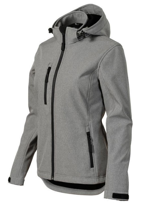 Softshell Γυναικείο Μπουφάν Γκρι