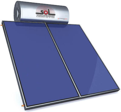 SOL-Violaris Energypro Ηλιακός Θερμοσίφωνας 160lt Glass Αντλίας Θερμότητας 3τ.μ. Επιλεκτικός