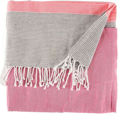 Gift Decor Beach Towel Cotton Pink 200x160cm.