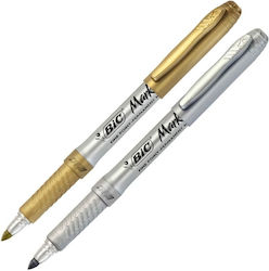 BIC Χρυσοί Μαρκαδόροι 1.7mm Σετ 12τμχ BIC Χρυσοί Μαρκαδόροι 1.7mm Σετ 12τμχ