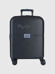 Pepe Jeans Cabin Travel Suitcase Blue with 4 Wheels Height 55cm.