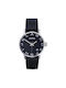 666 Barcelona Watch Battery with Black Leather Strap S0315649