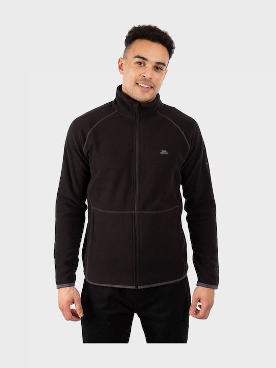 Ανδρική Ζακέτα Fleece Μαύρη