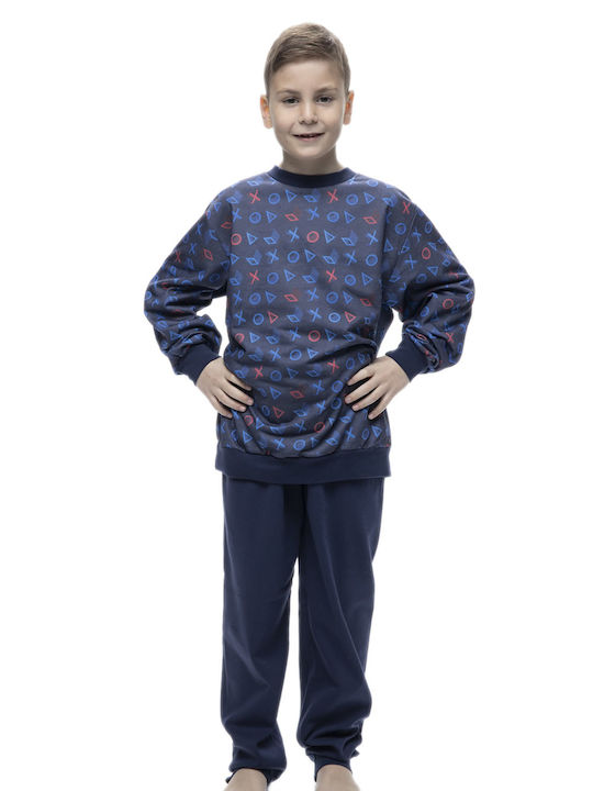 Galaxy Pijama pentru copii De iarnă Albastru