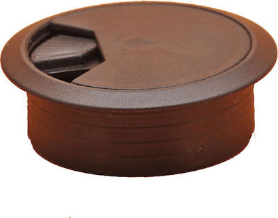 Hard Plast Desk Grommet Brown (600470)