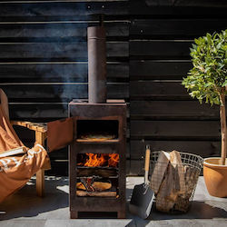 Esschert Design Wood Burning Stove Brown