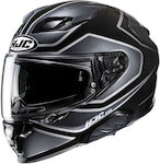 HJC F71 Idle MC5 Black Titanium Motorradhelm Vo...