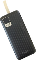 KLGO KP-94 Power Bank 50000mAh 22.5W cu 2 Portu...