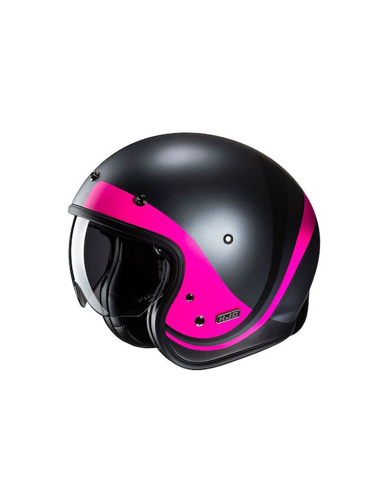 HJC V31 Cască Moto Jet ECE 22.06 1120gr cu Sunv...