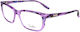 Emilio Pucci Damen Acetat Brillengestell mit Rezept Lila EP2664 904