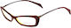 Alexander McQueen Plastic Eyeglass Frame Yellow