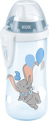 Nuk First Choice Kiddy Cup Disney Εκπαιδευτικό Μπιμπερό Πλαστικό Μπλε 12m+ 300ml