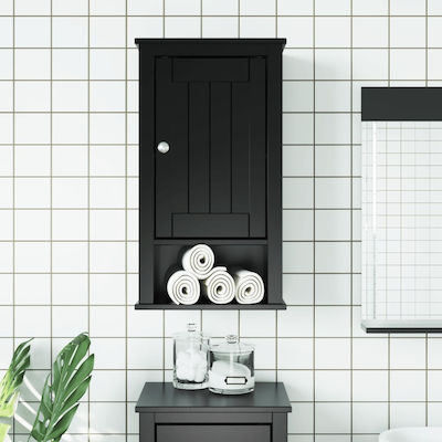 vidaXL Bathroom Cabinet L40xD27xH71.5cm Black