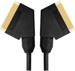 Digicult Καλώδιο Scart male - Scart male 1.5m Χρυσό SC1003B