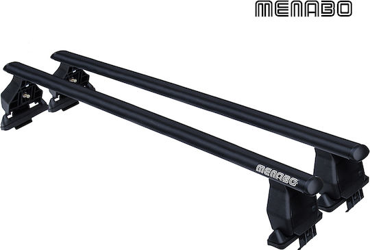 Menabo für Peugeot Bipper Fiat Doblo Renault Kangoo Citroen Berlingo Volkswagen Einkaufswagen Ford Express Chevrolet Express (mit Dachträgerfüßen) Schwarze