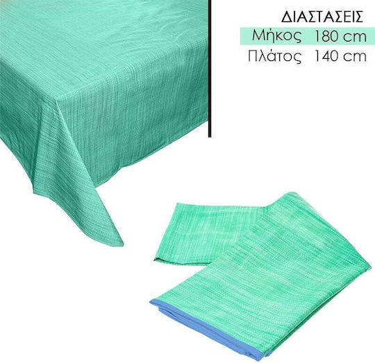 Turquoise Tablecloth 180x140cm Turquoise Tablecloth 180x140cm