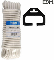 EDM Grupo Clothesline in White Color 10m