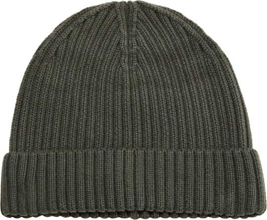 Red Label Beanie Unisex Σκούφος Πλεκτός σε Κόκκινο χρώμα