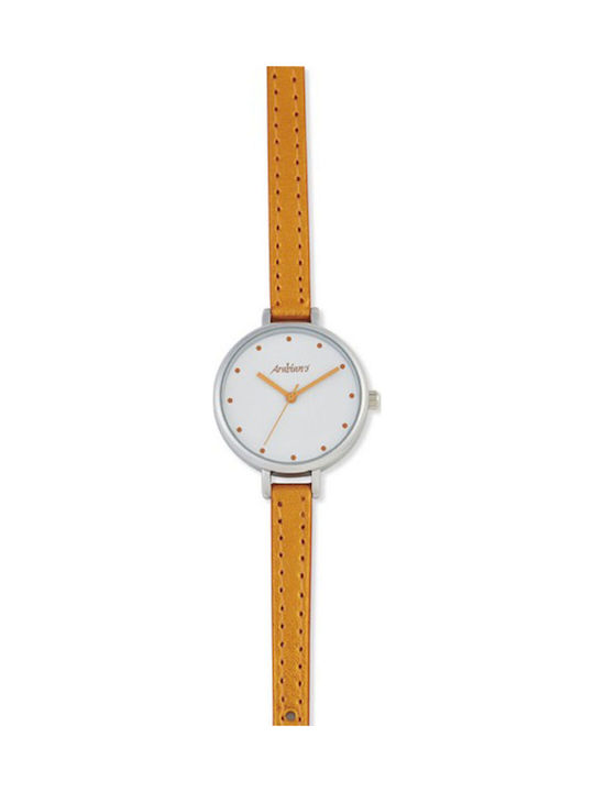 Arabians Women's Watch with Orange Leather Strap