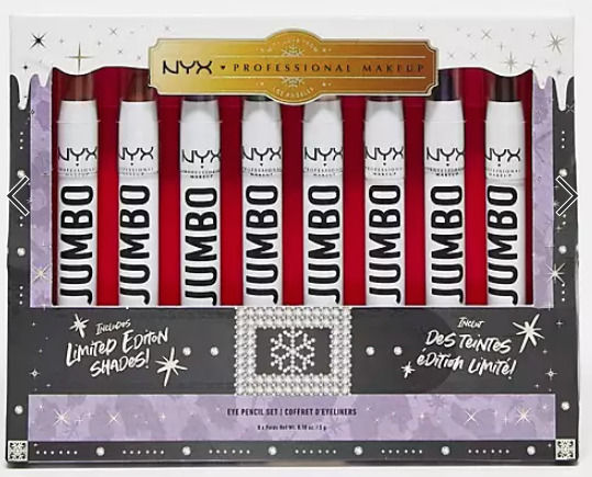 NYX Professional Makeup Jumbo Eye Make-up-Paletten und Sets für die Augen 8 Stück
