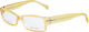 Armani Exchange Plastic Eyeglass Frame Yellow