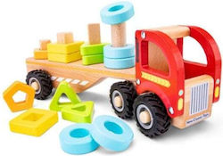 New Classic Toys Baby-Spielzeug Little Driver Τruck With Shapes aus Holz für 18++ Monate