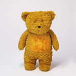 Moonie Sleep Toy The Humming Bear Honey Natur made of Fabric with White Noise and Light for 0++ Months