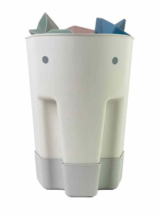 Shnuggle Children's Plastic Storage Box Gray 25.5x26.5cm