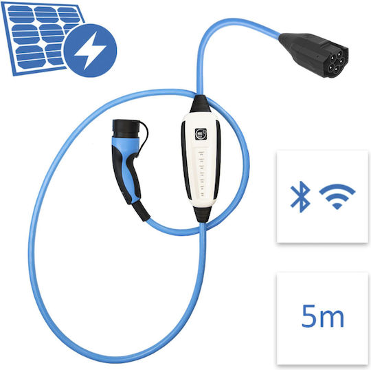 Nrgkick 32A Pure PV-User Portable Three-Phase Electric Car Charger 22kW with Built-in Cable 5m Type 2