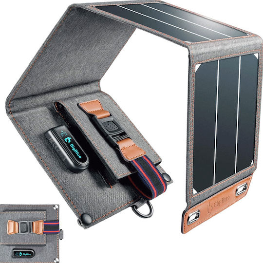 Bigblue Îndoit Încărcător solar Portable Devices 14W cu conexiune USB (1000-41890036)