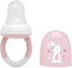 Kiokids Feeder Pink Lovely Bunny Made of Silicone for 6+ Months