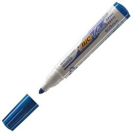 BIC Velleda Ανεξίτηλοι Μαρκαδόροι Blue Σετ 12τμχ