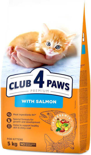 Club 4 Paws Premium Trockenfutter für junge Katzen mit Lachs 5kg