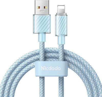 Mcdodo Braided to Lightning Cable Blue 1.2m (CA-3641)