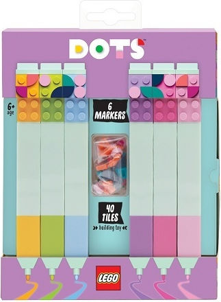 LEGO Acrylic Markers mix of colours 6pcs