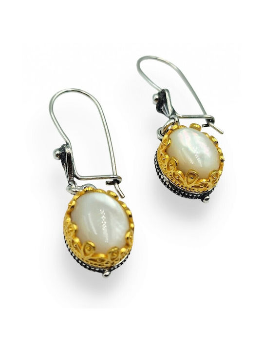 Χειροποιητα Earrings made of Silver Gold Plated