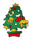 Christmas for Window with Design Δέντρου