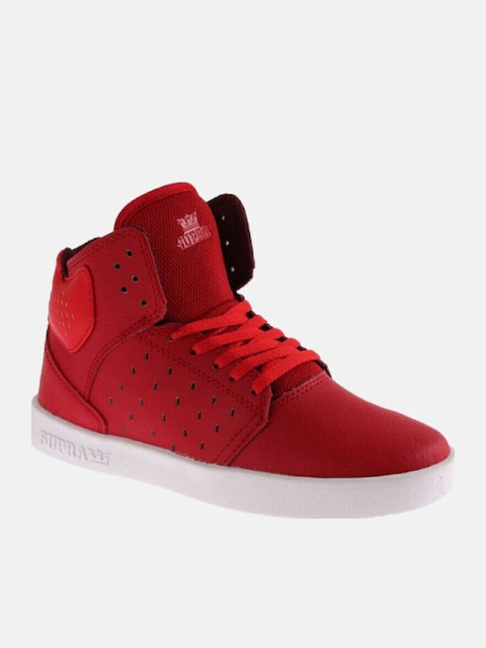 Supra Kids Sneakers High Red