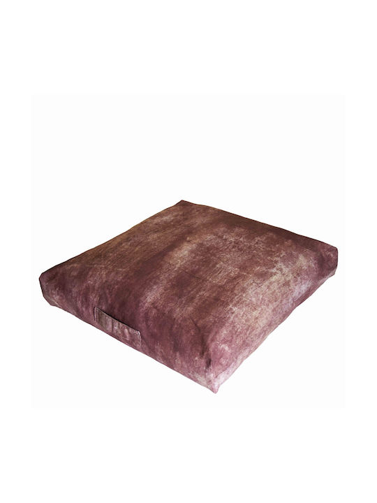 Decocraft Box Vintage Burgundy Floor Pillow 70x70cm