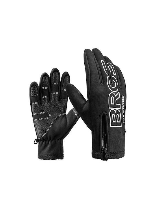 Rockbros Full Finger Unisex Cycling Gloves Black