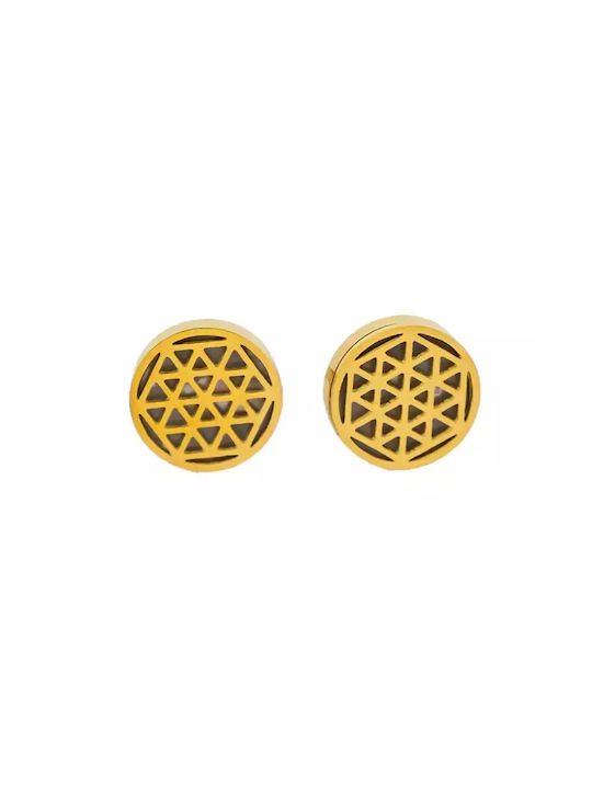 Earrings made of Steel Gold Plated