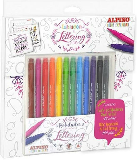 Alpino Μαρκαδόροι Ζωγραφικής Σετ 12 χρώματα