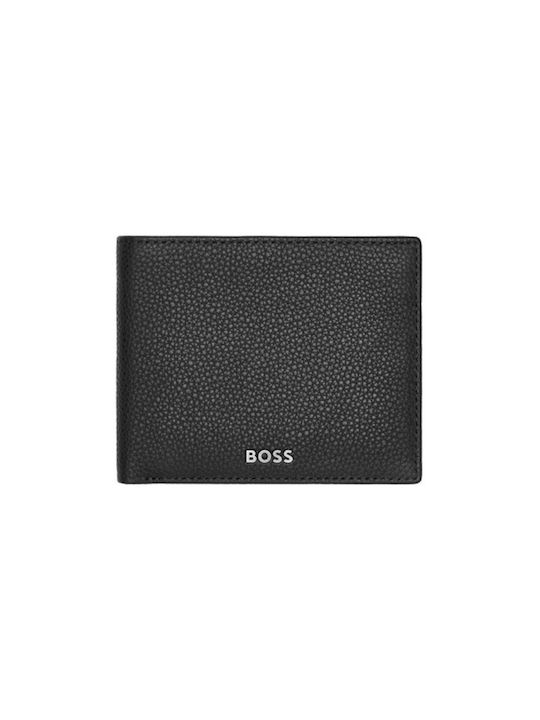 Hugo Boss Δερμάτινο Ανδρικό Πορτοφόλι Μαύρο