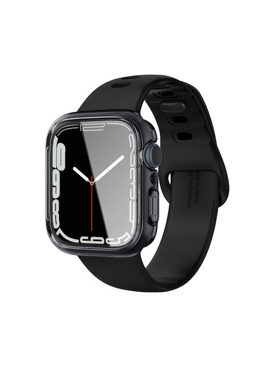 Spigen Ultra Hybrid Silikonhülle in Schwarz Farbe für Apple Watch 7 / 8 / 9 (41 mm)
