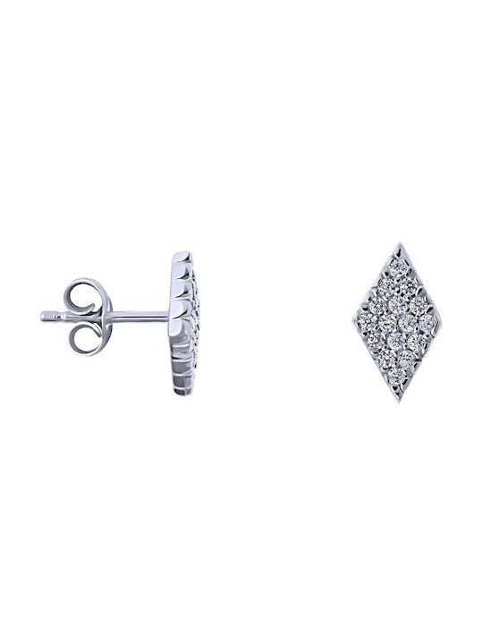 Iris Jewerly Earrings made of Platinum with Stones